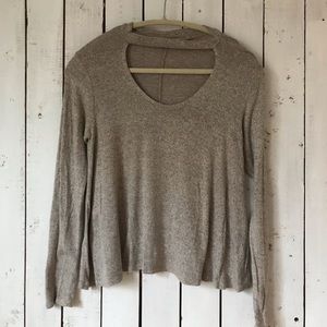 Open neck sweater top from Marhalls